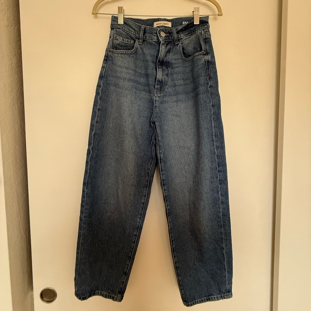 Warp + Weft Barrel Ankle Jeans